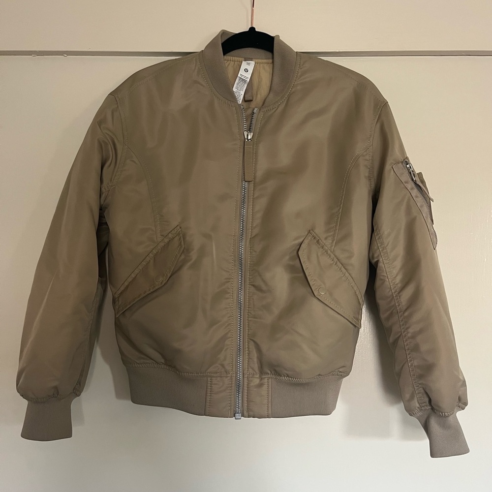 lululemon bomber flight jacket